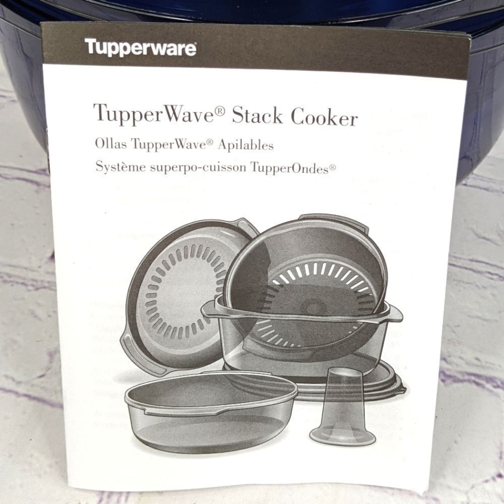 Tupperware TupperWave® Stack Cooker - Cobalt Blue - Picture 12 of 13